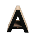 Three Dimensional Cat Scratcher Board Uppercase Type a Three Sided Scratching Pet Toy