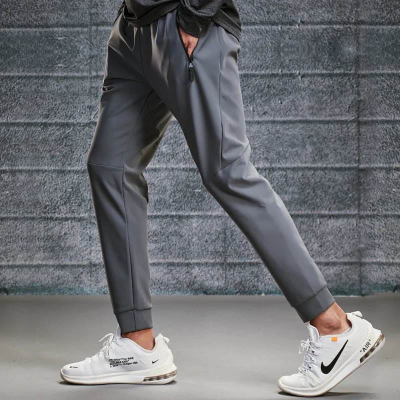 Men Sportswear 80%Nylon 20% Spandex Quick Dyr Running Sports Gym Jogger Pants Custom Logo  Men Sweatpants