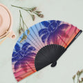 Wholesale Factory Price Custom Silk Fabric Summer Cooling Hand Fans