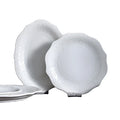 High Quality Porcelain Dinner Plate 10.5''  Embossed Printing Dinnerware Plate for Dinner  Restaurant  Family Party and Kitchen