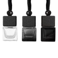 Wholesale Black Empty 8ml square Car Perfume Custom air Freshener Car Accessories