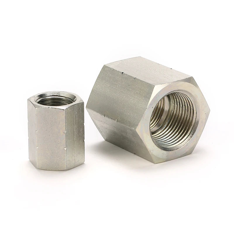 High Pressure Braided Rubber Smooth Forged Hose Fitting NPT Female Adapter 7N Zinc Plating Ferrule Connection for Machinery Use