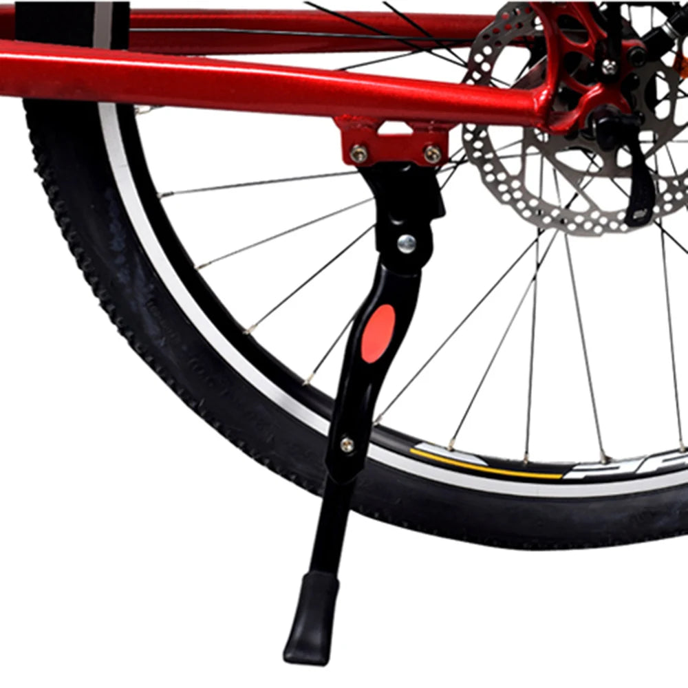 FMFXTR Bike Kickstand MTB Road Bike High-strength Aluminum Alloy for 24 26 Inch Bicycle Kickstand Adjustable Bike Side Kickstand