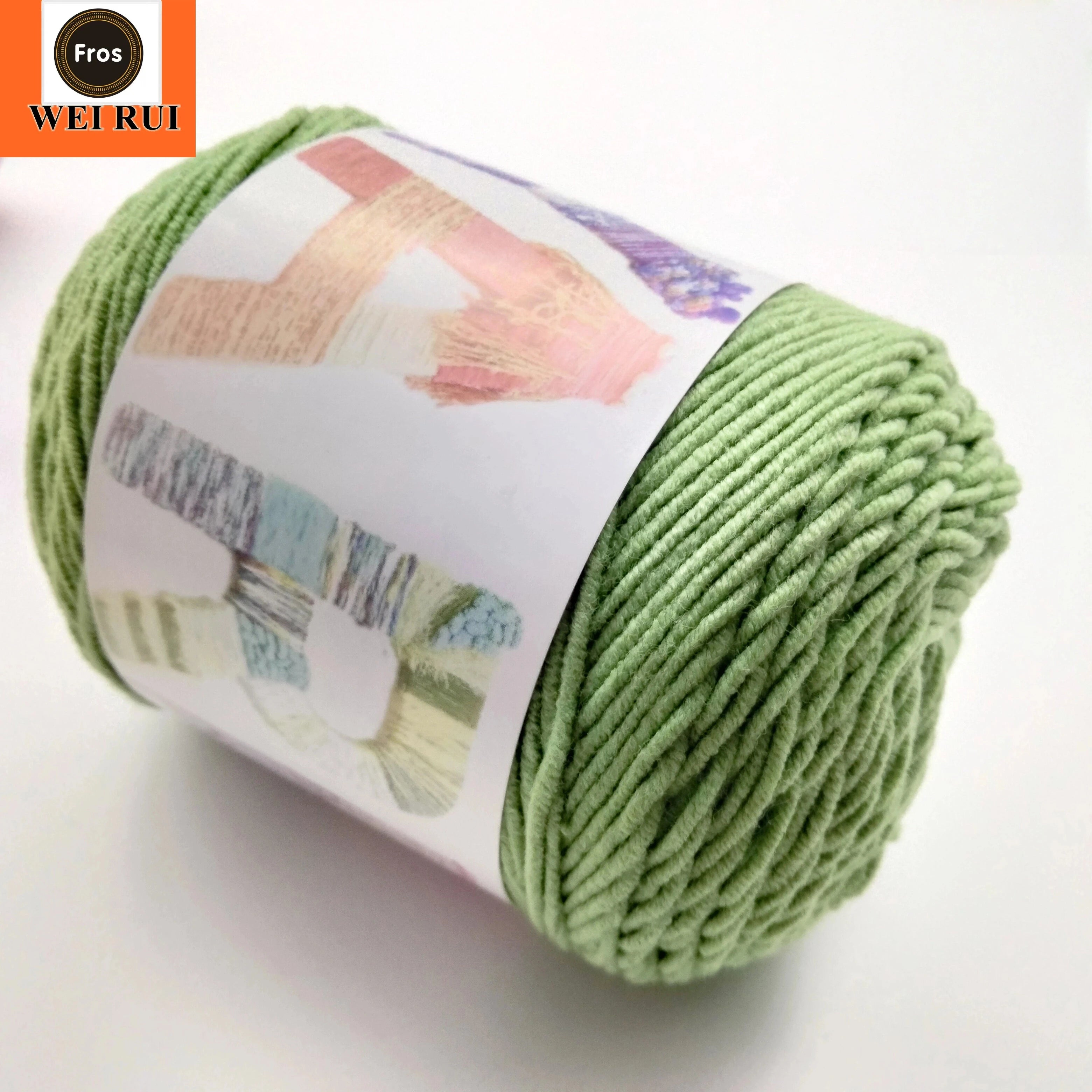 Widely Usage Knitting Yarn 100g 5 Ply Multi Color Yarn Blended Yarn for Crochet