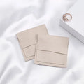 Envelope Bags Small Velvet Flap Pouch for Jewelry Microfiber Jewelry Pouch Support Custom Deboss Logo