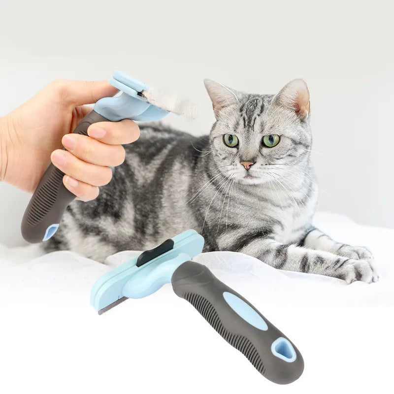 Pet Cat Hair Cleaning Comb Knots Mats & Loose Hair Removal Brushes for Dogs Cats Grooming Supplies Cat Hair Removal Brush