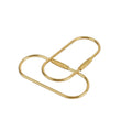 Various Shape Brass Keychain Screw Lock Key Ring