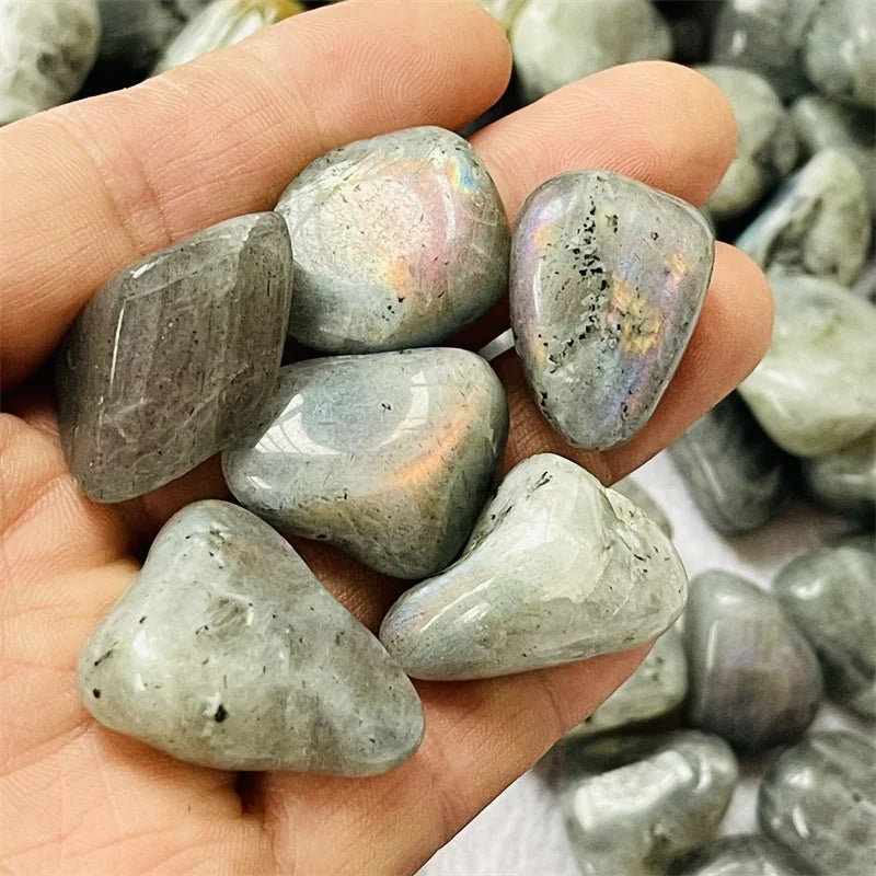 Wholesale Labradorite Tumbled Stone Purple Flash Labradorite Crystal Gravel