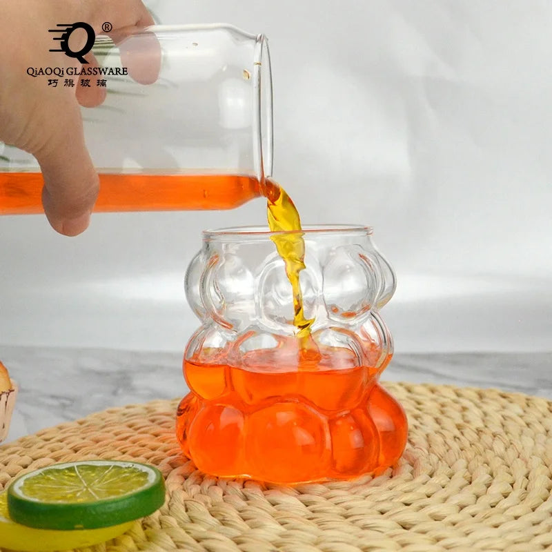 350ml Home Office Grape Shape Boo Boo Creative Juice Drink Cup Juice Drink Mug Household Summer Drink Cup with Handle
