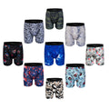 Custom Logo Men's Plus Size Underwear Elastic Waistband Breathable Boxer Shorts Digital Printed Cotton Polyester Sport Outfit