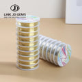 JD GEMS 0.3mm 0.4mm 0.5mm 0.6mm 0.8mm 1mm Brass Copper Wire Jewelry Beading Necklace Bracelet Making Handmade JDFTX15 Box