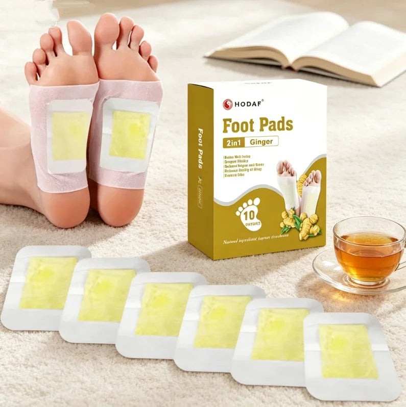 Bamboo Vinegar Green Tea Foot Pads Foot Detox Patches 100 Natural With Fast Shipment From Factory Direct Supply MegaBDM