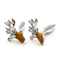 Wholesale Christmas Deer Elegant Novelty Cufflinks Custom Mens Suit Shirt Fashion Accessory Wedding Tuxedo Trendy Jewelry Gift