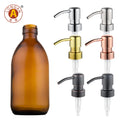 China Manufactory 304 Stainless Steel Dish Pump Soap Dispenser Nice Quality Hand Liquid Soap Lotion Pump 28/400 28/410 Metal