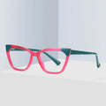 DOISYER High Quality Women's Optical Eyeglasses Cat Eye TR90 Frame with Spring Hinge Anti Blue Light Fashionable Optical Eyewear