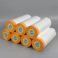 Pre-Taped Masking Film Plastic Tape and Drape Assorted Masking Paper Film Roll for Automotive Painting Covering