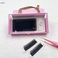 Eyelash Extension Supplies 0.03 0.05 0.07 C Cc D Curl Matte Black Lash Extensions Cashmere Individual Lash Trays