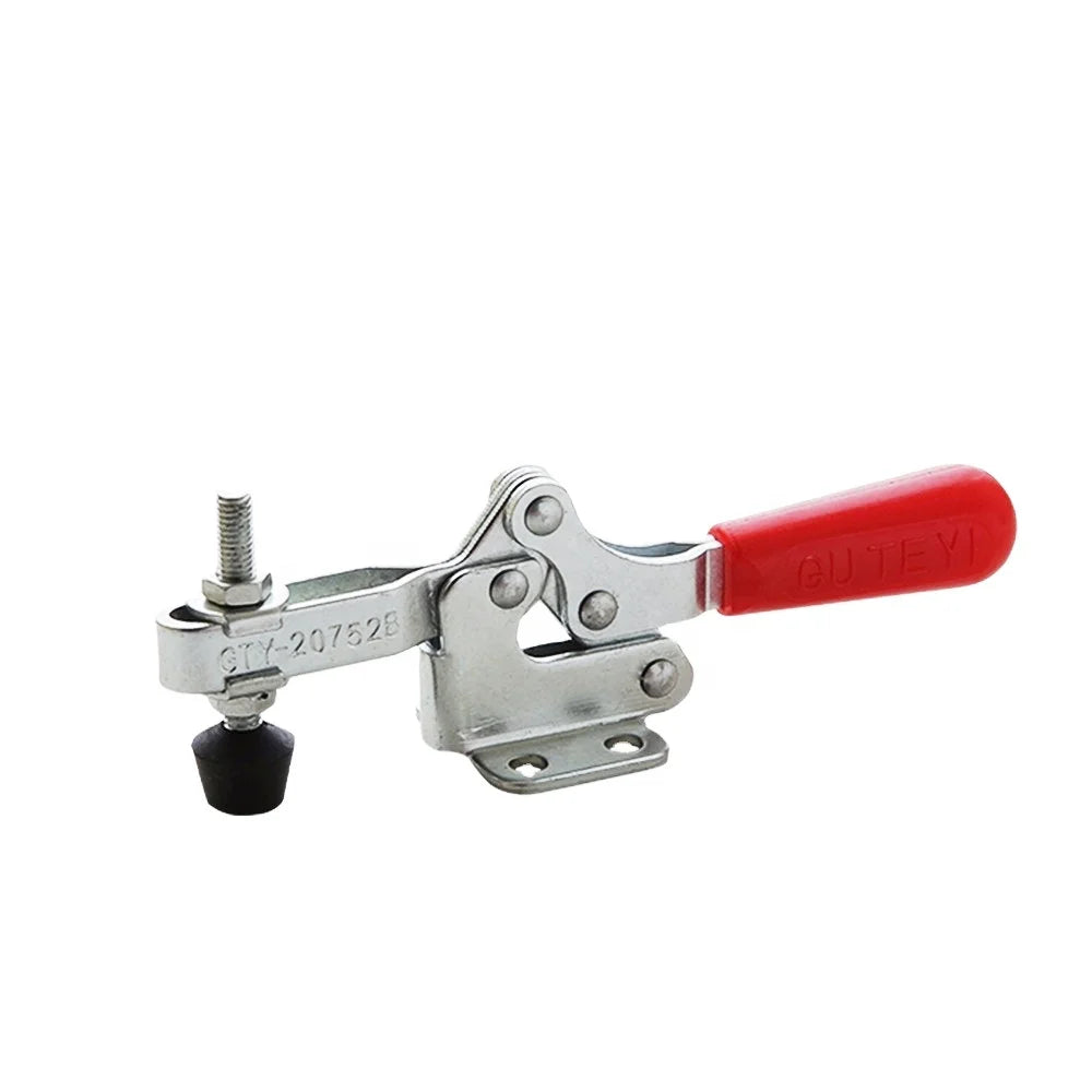 Horizontal Hold Down Toggle Clamps 20752B Zinc Plated Galvanized Steel 70kg Holding Capacity for Metalworking & Woodworking