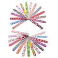New Style Multiple Branded Disposable Double-Sided Colorful 180 Emery Board Eco-friendly Safe Easy Apply Customized Nail File