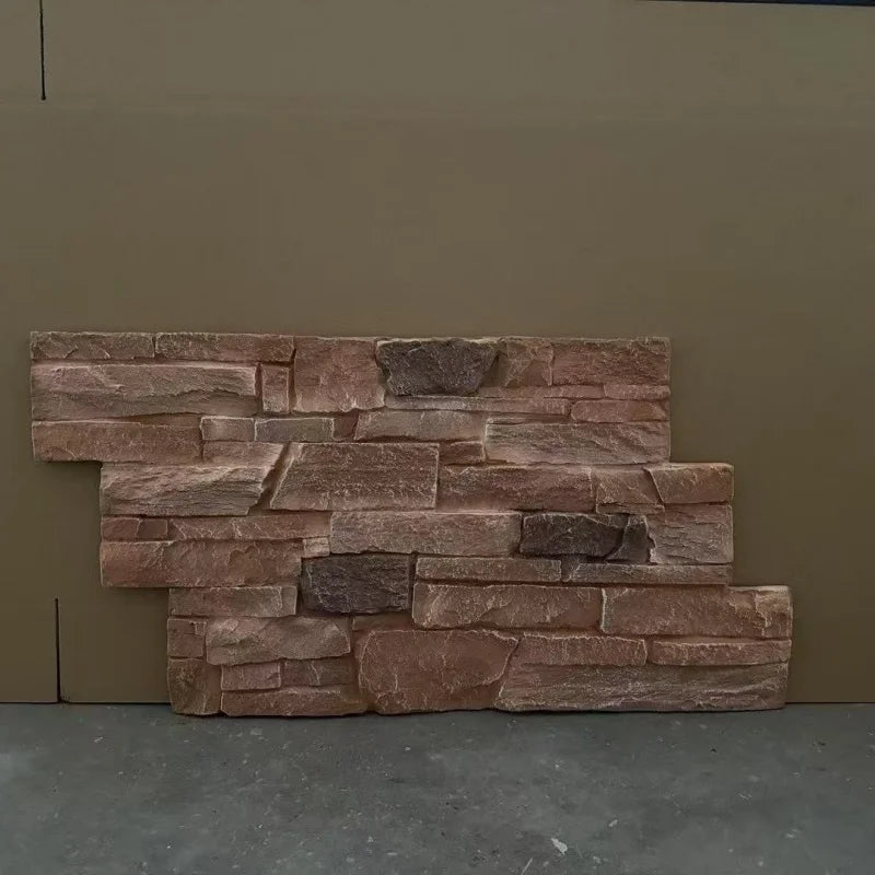 Modern Cultural Stone City Wall Decorative Panel Waterproof Flame Retardant PU Stone Lightweight Easy Install for Exterior