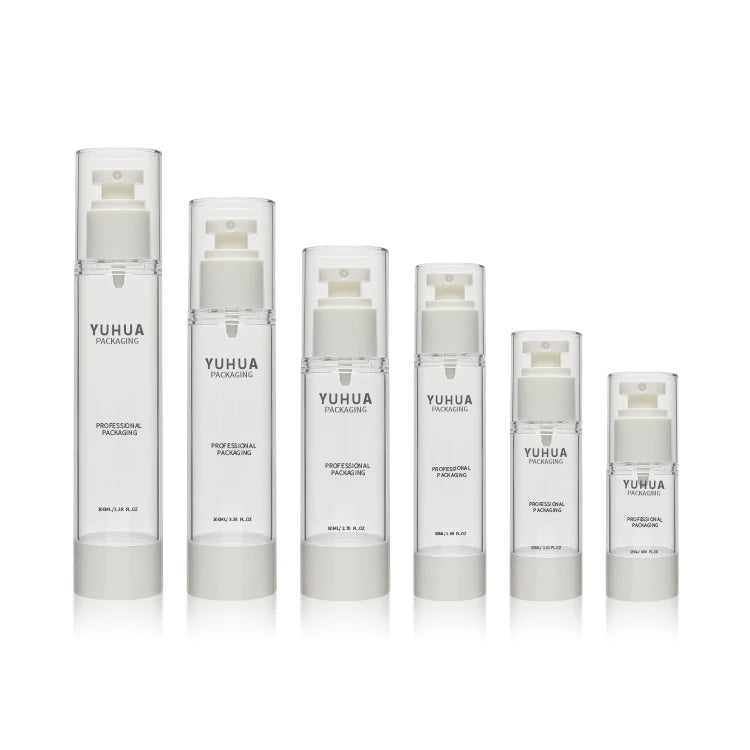 Recyclable PET Plastic Mist Sprayer Bottles 30ml-120ml Airless Pump Lotion Cosmetic Packaging for Skin Care Serum
