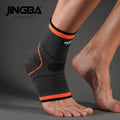 JINGBA Custom Logo Drop Shipping Ankle Fracture Foot Brace Super Elastic Orthopedic Ankle Support Socks Sleeves Tobillera
