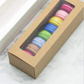 Popular Mother's Day Macaron Donuts 2020 Biodegradable Paper Folders Window Food Packaging Embossing Matt Lamination Custom Size MegaBDM