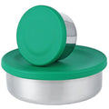 AOHEA Multiple Size Stainless Steel Food Storage Container Small Bento Box Lunch Food Storage Box Round Metal Food Container