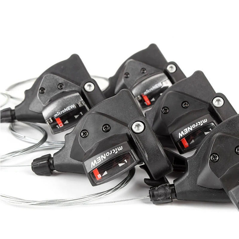 MicroNEW 3X7 Speed Bicycle Shift Bike 21speed Front Rear Derailleurs Shifter Lever Compatible for Gears Brake Parts