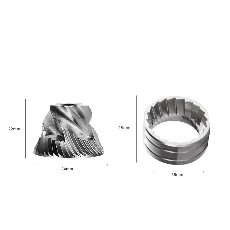 Factory Made Eco-Friendly Stainless Steel Pentagonal Hexagonal Heptagonal Grinding Cores-Stocked Minimalist Design ODM/OEM Brand