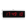 Hot Selling Indoor Use Red 1.8 Inch 6 Digits Electronic Led Display Digital Countdown Timer Wall Hanging Home Desk Office Clock