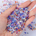 Lan Guang Factory Hot Sales Nail Art Decoration Oval Shape 3D Resin Rhinestone for Nail Art Decoration Clothing Accessories