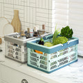 Multi-functional Easy Folding Box Small Size Outdoor Fruit Picnic Kitchen Vegetable Plastic Folding Storage Basket