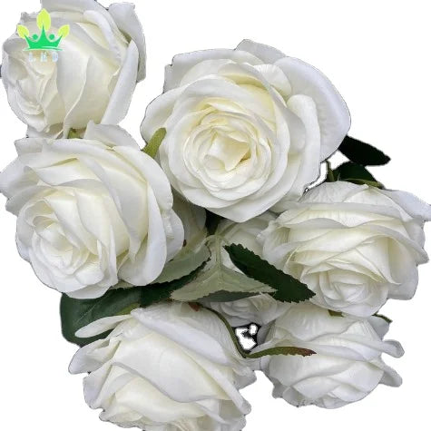 Imperial Concubine Artificial Three-Pronged Rose Bouquet Wedding Home Living Room Decoration Fake Flowers Valentine's Day Easter