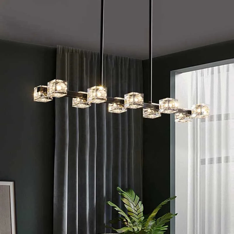 Hot Sale Rustic Modern Kitchen Island Light Gold Living Room Chandelier Led Black Copper Pendant Light