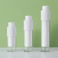 Eco-Friendly White Plastic Empty Lotion Bottle Pump Sprayer for Body Face Creams Screen Printing Custom Capacity Factory