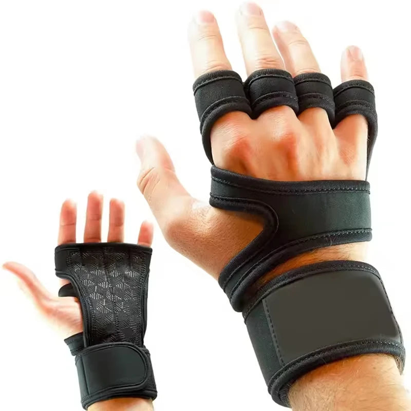 MKAS New Fashion Sport Workout Fitness Glove Anti-Slip High Qualitygymnastic Hand Grips With Wrist Support Fitness Gloves