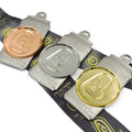 Manufacturer Zinc Alloy Design Your Own Sport Gold Award Metal Logo Marathon Running Soccer Custom Medal With Ribbon