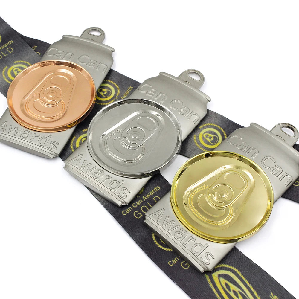 Manufacturer Zinc Alloy Design Your Own Sport Gold Award Metal Logo Marathon Running Soccer Custom Medal With Ribbon