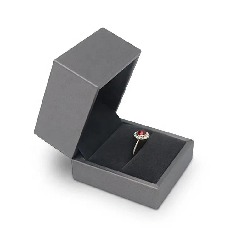 Customized Luxury PU Leather Ring Box