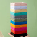 9cm Transparent Floating 3D Cosmetic Gift Box PE Film Suspension Storage Plastic Jewelry Container for Ring and Lipstick