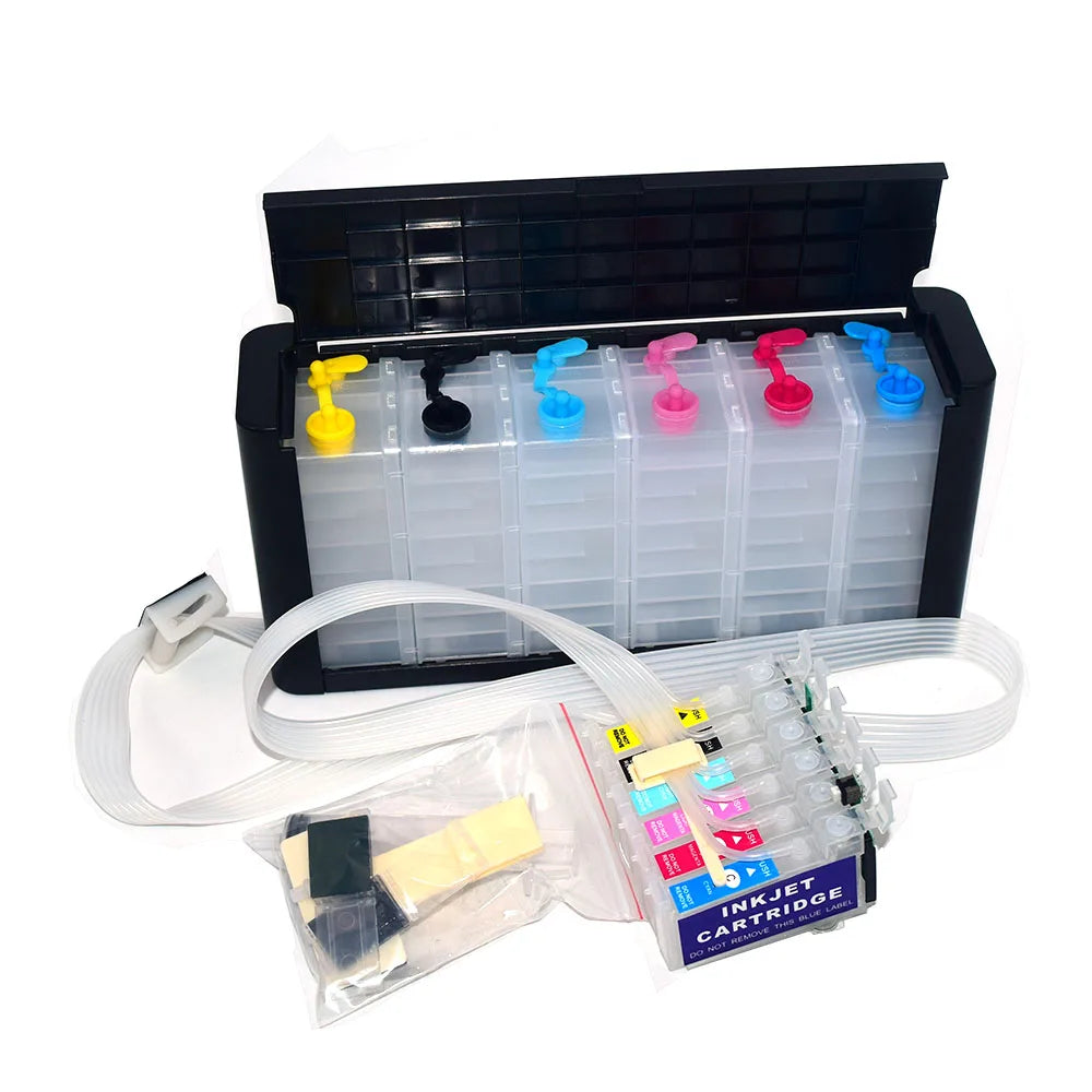 T0791-T0796 79 Ciss Ink System With Auto Reset Chip for Epson Stylus Photo 1400 1430 1500W P50 PX650 660 710W 720WD Printers