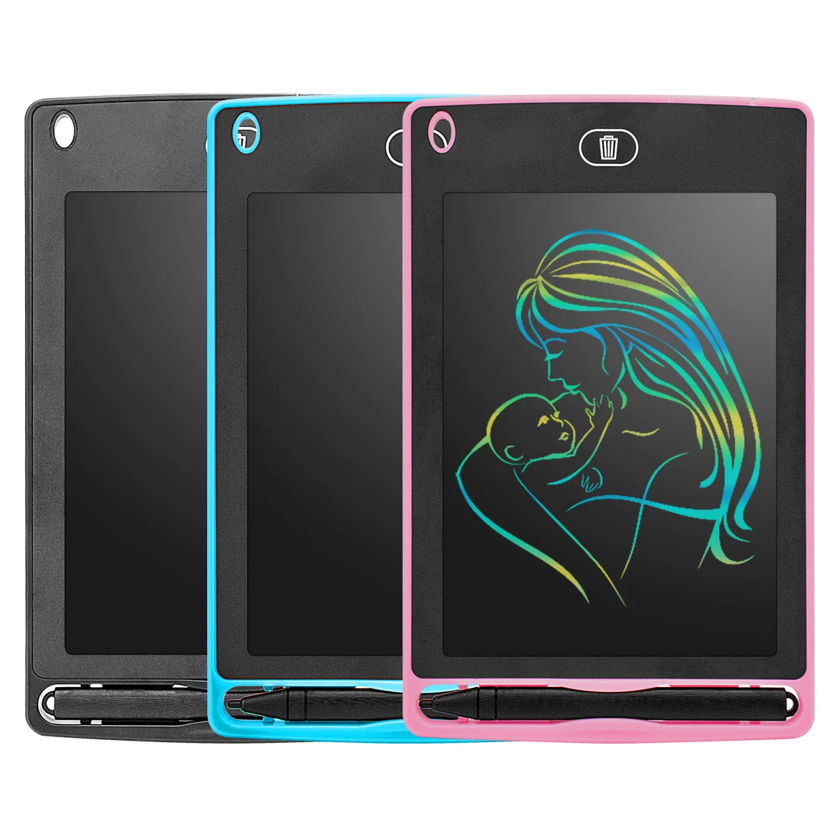 Lcd Writing Tablet Pad 8.5 Inch Handwriting Paper Drawing Tablet Portable Reusable Writing Board Gift for Kids