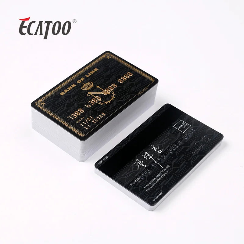 Ecatoo Hot Sale Customize Printed Offset Printing Gift Cards Business Card with Embossed Printing