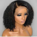 Wholesale Peruvian Human Hair Bundles Extensions Kinky Curly Short Bob Wigs Human Hair Lace Front Hd Lace Frontal Wig Vendor
