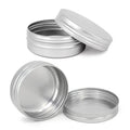 60ml Round Mini Mint Tin Box  Containers Candle Tins Cans Aluminum Metal Jar Storage Wax Aluminum Jars Large Round Metal Tins