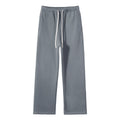 OEM Unisex Loose  Acid Wash Pant Set Custom Logo Men Heavy Cotton Casual Oversized Joggers Wide Straight Leg Baggy Sweatpants
