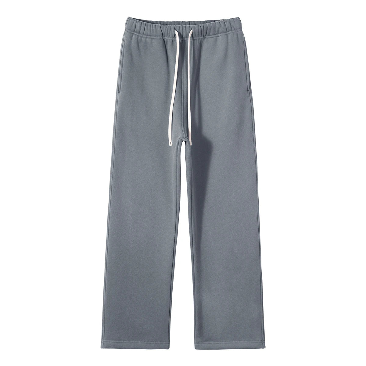 OEM Unisex Loose  Acid Wash Pant Set Custom Logo Men Heavy Cotton Casual Oversized Joggers Wide Straight Leg Baggy Sweatpants
