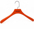 YW-07 Top Quality Orange Wood Clothing Hangers With logo Wooden Coat Suit Hangers