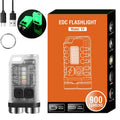 Boruit  V3 900 Lm Rechargeable Fluorescent Mini Keychain Flashlight Multifunction Mini Torch Ip65 Work Light With Tail Magnetic